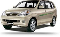 Toyota Avanza car for rent